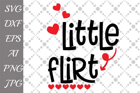 Download Free Little flirt Cricut SVG